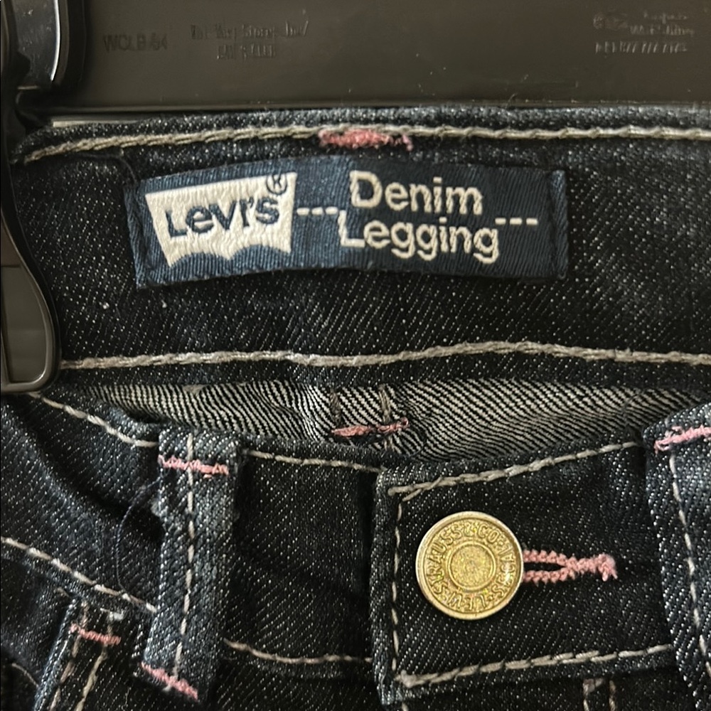 Levi's Blue Skinny Leg Denim Jeans - Picture 3 of 10